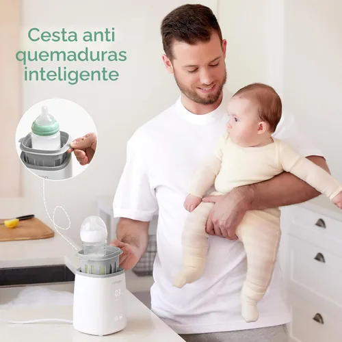Miniatura 8 de Momcozy Calentador de Biberones, Calentadores de Biberones Rápidos para Todos los Biberones con Temporizador, Control Preciso de Temperatura