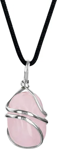 Miniatura 10 de PYOR Collar con colgante curativo de Reiki de cristal, gemas de buena suerte, prosperidad, riqueza, piedras preciosas naturales, collares de buena