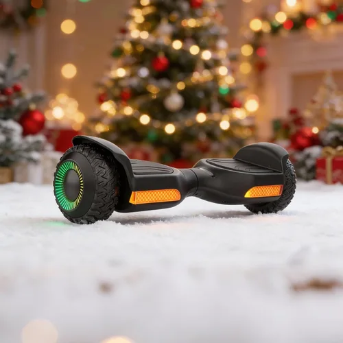 Miniatura 7 de Gyroor Scooter de equilibrio automático G13 todo terreno con luces LED, autoequilibrio todoterreno con Bluetooth para niños de 6 a 12 años y Negro