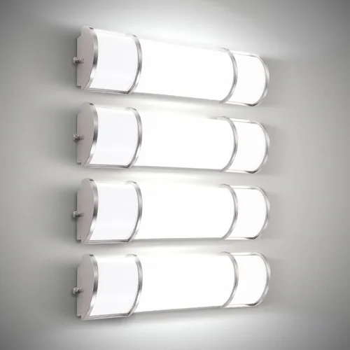 Miniatura 14 de ASD Lámpara LED de montaje empotrado de 18 pulgadas, interruptor de 20 W, 120 V, 1650 lúmenes, 3000 K/4000 K/5000 K, regulable, no parpadea, Energy