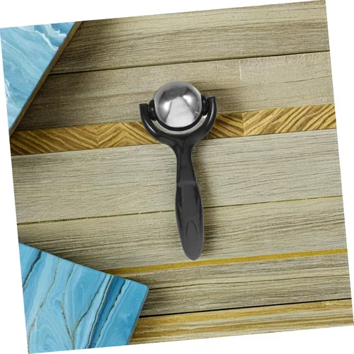 Miniatura 4 de 2 unidades de rodillo de masaje de mano de acero inoxidable con mango ergonómico para piernas, espalda, antebrazos, bolas de masaje muscular