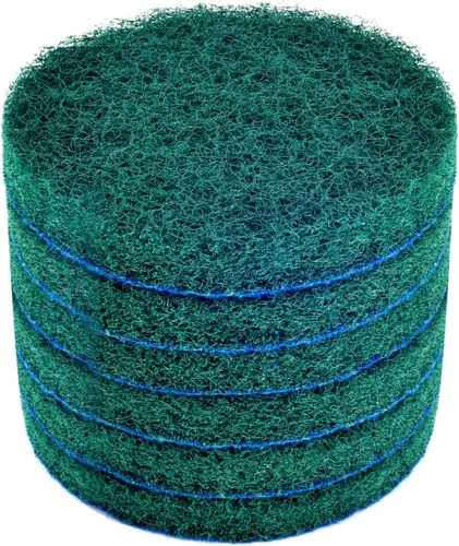 Miniatura 3 de Kichwit Paquete de 6 almohadillas de repuesto, súper abrasivas, verde (5 pulgadas)