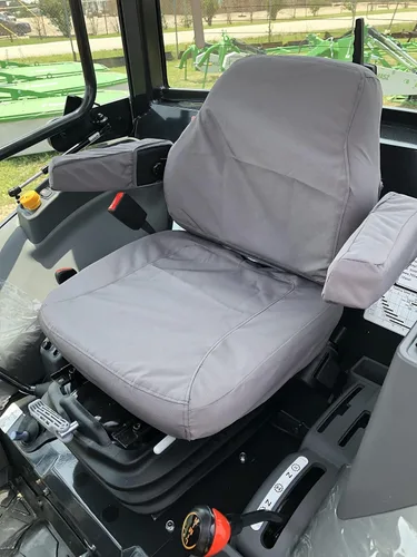 Durafit cubre asientos, compatible con tractores KIOTI serie CK, DK y NS CAB SÓLO, asiento de suspensión de gramática. Asiento de vinilo de dos