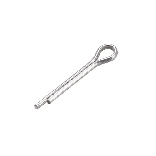 Miniatura 15 de uxcell Pasador de chaveta dividido, 0.039 in x 0.394 in, acero inoxidable 304, 2 puntas, llave de clip de sujeción en tono plateado, 30