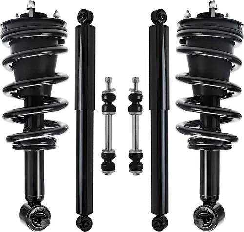 Miniatura 79 de Detroit Axle - Kit de puntales delanteros de 6 piezas para Ford Escape 2014-2019, 2 puntales y muelles helicoidales, 2 enlaces de barra