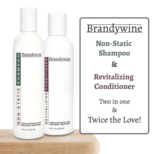 Miniatura 2 de Brandywine Champú no estático y acondicionador revitalizante 8 onzas, paquete económico paquete 2 artículos