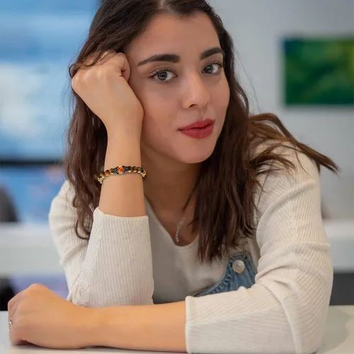 Miniatura 5 de SOOWOOT 3 pulseras de protección, 0.315 in, piedra natural, ojo de tigre, hematita, pulseras de cuentas para hombres y mujeres