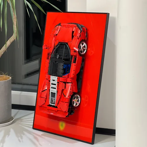 Miniatura 8 de iLuane Tablero de pantalla para LEGO Technic Porsche 911 GT3 RS 42056, kit de construcción, coleccionables para adultos, decoración del hogar u