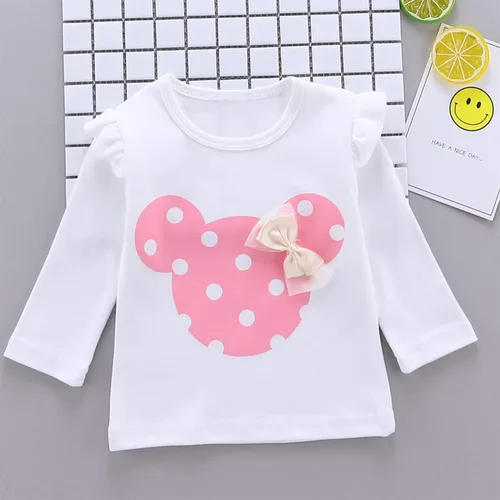 Miniatura 3 de Baby Girl Clothes 3 Pieces Long Sleeved Cute Toddler Infant Outfits Kids Tops and Pants Set