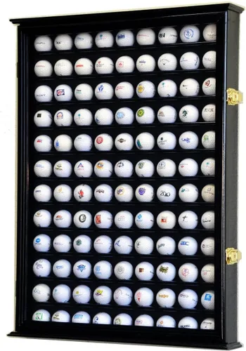 Soporte de exhibición de pelotas de golf, soporte de pared para gabinete, selecciona tu tamaño 98% con bloqueo UV, 5 tamaños, 4 colores a elegir