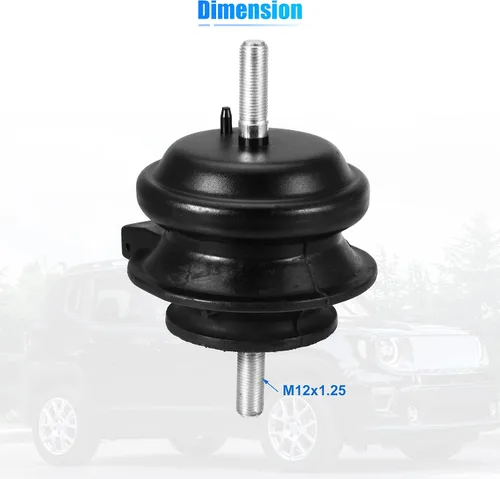 Miniatura 7 de X AUTOHAUX Soporte de motor delantero izquierdo o derecho 12361-35070 para Toyota Supra 3.0L 1989-1993 Soporte de montaje del puntal de par motor