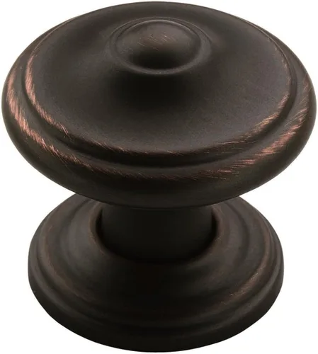 Miniatura 8 de Amerock Pomo para gabinete Bronce champán Diámetro de 1-1/4 pulgadas (1.260 in) Revitalize Paquete de 1 unidad Perilla de cajón