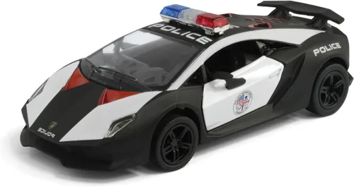 Miniatura 3 de KiNSMART - Lamborghini Sesto Elemento 5 pulgadas 1:38 Escala Die Cast Metal Modelo Toy Super Sports Car w/Pullback Action (azul)