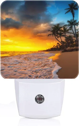 Miniatura 22 de Northern Lights - Luz nocturna enchufable, lámpara nocturna con sensor automático, lámpara de noche del atardecer al amanecer, decoración del hogar
