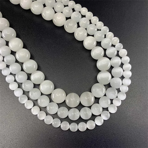 Miniatura 7 de 4 6 8 10 0.472 in cuentas de piedras preciosas naturales redondas de piedra suelta para bricolaje pulsera, collar, pendientes, joyería artesanía Azul