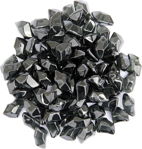 Miniatura 10 de Hiland RGLASS-AQ Vidrio para Hoguera en Aqua, Clasificación de Temperatura Extrema, Bueno para Propano o Gas Natural, 10 Libras, 10 lb (Paquete de 2)