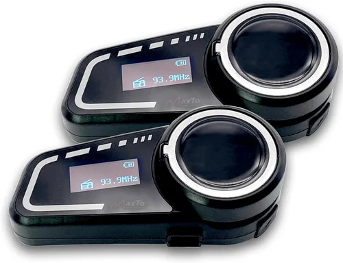Miniatura 9 de QSPORTPEAK M2 - Intercomunicador de auriculares Bluetooth para casco de motocicleta, dúplex completo, inalámbrico para 6 conductores/alcance 3,280.8