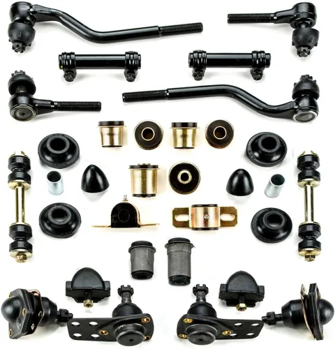 Miniatura 6 de Andersen Restorations - Kit de reconstrucción de suspensión frontal de poliuretano negro compatible con Chevrolet Chevy II/Nova OEM Spec reemplazos