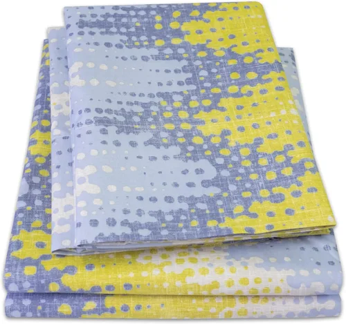 Miniatura 10 de Juego de sábanas y fundas de almohada de la colección 1500 Supreme, tamaño Queen, estampado Paisley gris - Juego de sábanas y fundas de almohada