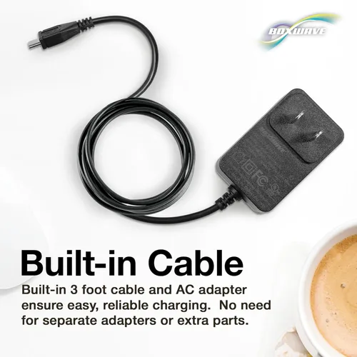Miniatura 3 de BoxWave Cargador compatible con Kindle Fire HD 7 (3ª generación 2013), cargador de pared directo (15 W), carga rápida tu dispositivo con cable