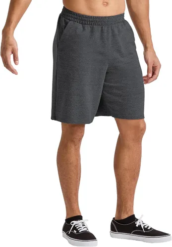 Miniatura 4 de Hanes Originals - Pantalones cortos deportivos de rizo francés para hombre, pantalones cortos atléticos sin cierre, 9 pulgadas