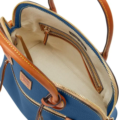 Miniatura 3 de Dooney & Bourke Bolso de mano, bolso grande con cúpula de grano de guijarros, Jeans