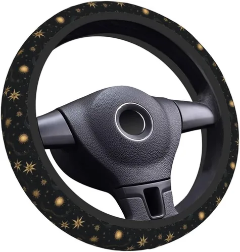 Miniatura 9 de Funda para Volante Accesorios para Automóvil Antideslizante Transpirable Universal 15 Pulgadas Neopreno Decoración Interior del Auto para Hombres