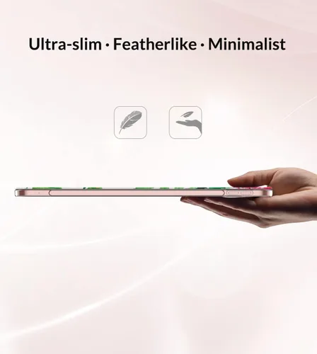 Miniatura 8 de MoKo para iPad Air de 11 pulgadas, funda para iPad Air de 7ª/6ª generación M3/M2 2025/2024, iPad Air de 5ª/4ª generación de 10.9" 2022/2020, Rojo