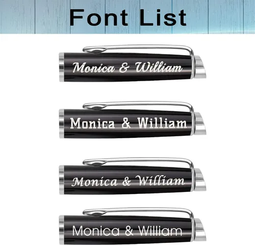 Miniatura 5 de Bolígrafos personalizados, bolígrafo grabado para hombres, bolígrafos de tinta de gel personalizados, bolígrafo de escritura regalo para graduación