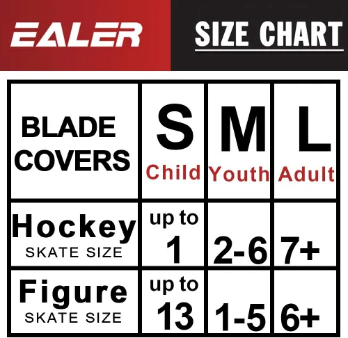 Miniatura 7 de EALER BDT100 Cubiertas de hoja de patinaje sobre hielo,Guardias para patines de hockey,Patines artísticos y patines de hielo,Patinaje Soakers Cover
