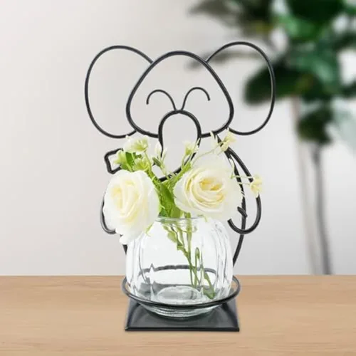 Miniatura 7 de Terrario de plantas, jarrones hidropónicos para decoración del hogar, moderno soporte creativo para terrario de pájaros, regalos ideales