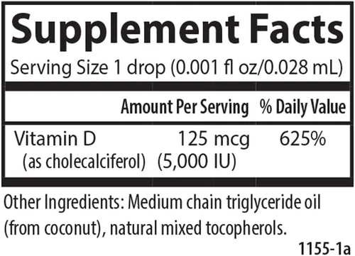 Miniatura 5 de Carlson - Super Daily D3 5,000 UI (125 mcg) por gota, gotas de vitamina D, apoyo inmunológico, salud cardíaca, vitamina D3 líquida, sin sabor, 90