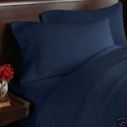 Miniatura 3 de Elegance Linen Juego de funda de edredón de 3 piezas de calidad egipcia de 1800 hilos, resistente a las arrugas, ultra suave, lujoso, sólido, Blanco