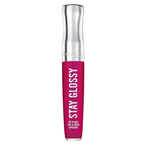 Miniatura 14 de Rimmel Stay Glossy Brillo de labios - Fórmula ligera y no pegajosa para color y brillo de labios - 130 Blushing Belgraves,.18oz Belgraves sonrojados