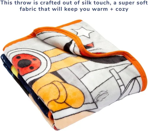 Miniatura 3 de Ryan's World - Ropa de cama para niños, manta de seda supersuave al tacto, 40 x 50 pulgadas, (producto oficial con licencia) Franco