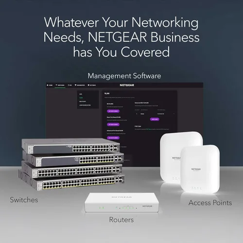 Miniatura 6 de NETGEAR Conmutador PoE no administrado Gigabit Ethernet de 16 puertos (GS116LP) - con 16 x PoE+ @ 76W actualizable, para escritorio, montaje