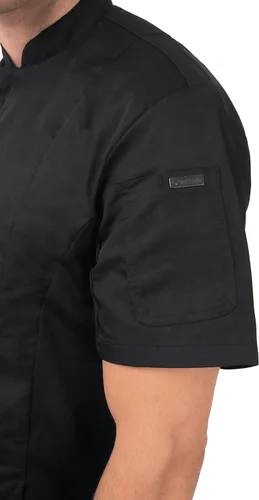 Miniatura 3 de Chef Works Abrigo de chef Bristol Signature Series para hombre