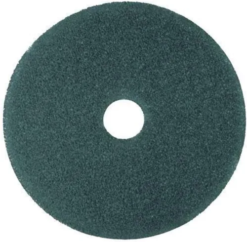 3M 08405 Almohadilla de piso limpiador 5300, 12" de diámetro, azul, 5/cartón