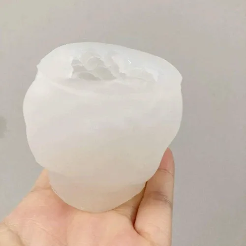 Miniatura 6 de Molde de silicona para vela en forma de bola de lana TOPYS - Molde 3D de cera de soja para jabón hecho a mano, diseño de bola de hilo, adornos