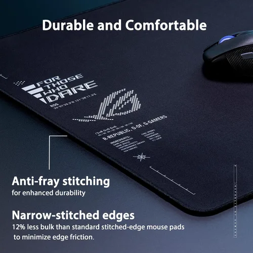 Miniatura 3 de ASUS ROG Sheath II XXL - Alfombrilla de mouse para juegos, 35.4 x 15.7 pulgadas, tela de enfriamiento avanzada, superficie de tejido textil 1.5