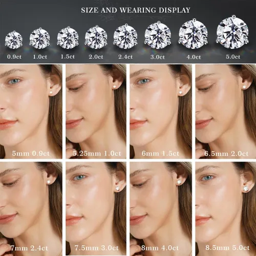 Miniatura 6 de Aretes tipo dormilona Stunning Flame de plata chapada en oro de 18 quilates y con diamantes de imitación en circonia cúbica