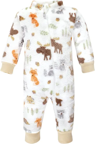 Miniatura 4 de Hudson - Overoles, mamelucos y enteritos de tela polar unisex para bebés