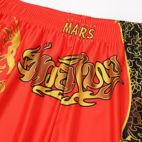 Miniatura 5 de Pantalones cortos deportivos Muay Thai para hombre, pantalones cortos de kickboxing, artes marciales y artes marciales