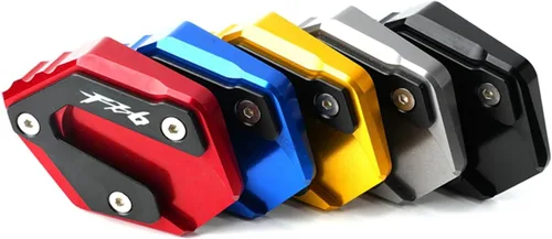 Miniatura 3 de KAnduo para Yamaha para FZ1 para FZ 1 2006-2015 para FZ6 para FZ6R para FZ6-S2 2004-2009 Accesorios motocicleta aluminio Kickstand pie pie lateral