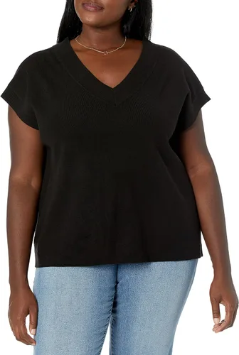Miniatura 5 de The Drop Chaleco tipo suéter Zhen con cuello en V para mujer
