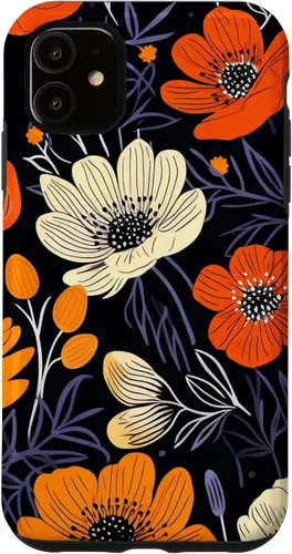 Miniatura 5 de Funda para iPhone 14 Cute Autumn Flower Fall Pumpkin Case