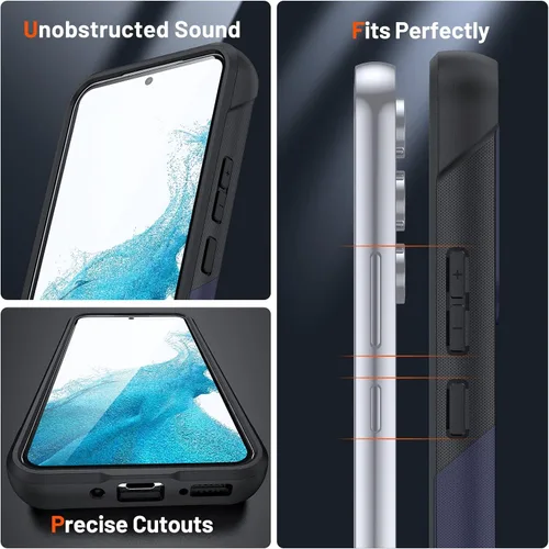 Miniatura 225 de Jeylly Compatible con Samsung Galaxy A22 5G Funda, Funda Samsung A22 5G con 2pcs protectores de pantalla de vidrio templado