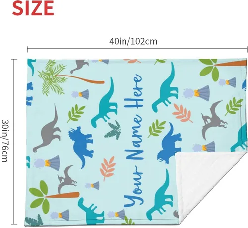 Miniatura 6 de Mantas de bebé personalizadas con nombre para niños, manta personalizada con nombre para bebés, recién nacidos y niños