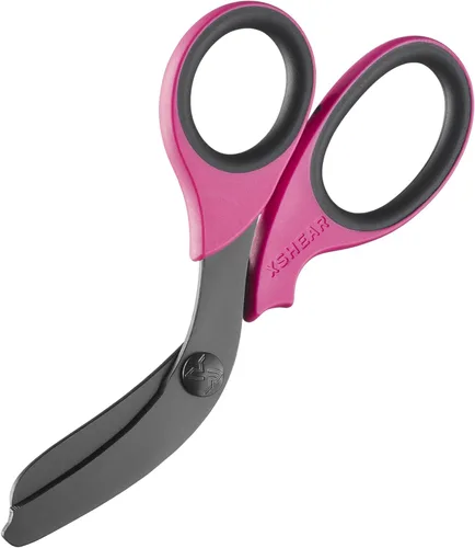Miniatura 8 de XShear - Tijeras de trauma de servicio extremo de 7.5 pulgadas, recubrimiento de titanio negro, las tijeras perfectas para paramédicos, EMT, Marrón