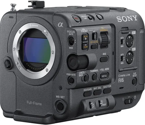 Miniatura 2 de Sony Cuerpo de cámara de línea de cine de fotograma completo FX6 (ILME-FX6V) – Sensor Exmor R de 10.2 MP Preparado para producción profesional